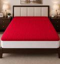 Mattress Protector Quilted Waterproof Ultra sonic Red